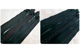 彩色中心線塑鋼拉鏈